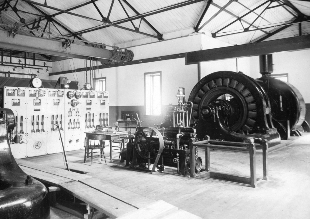 Electricty. Westinghouse Ac Generator. At The Time Of Completion