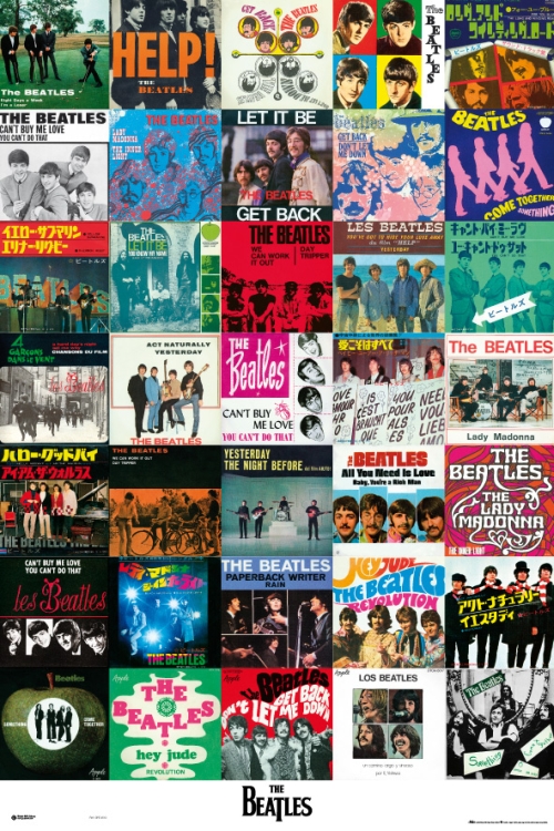 Beatles Singles Poster Poster Print Item Vargpe4513 Posterazzi