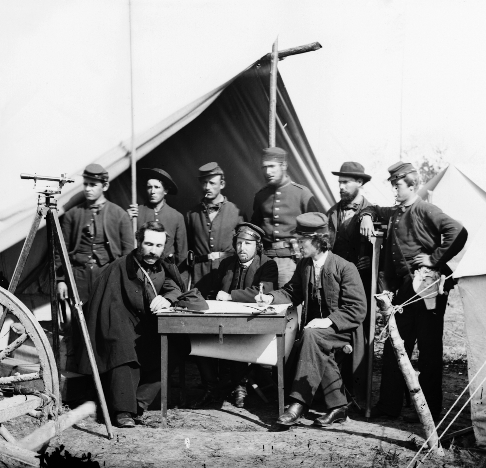 Civil War Engineers, 1862. /Nmembers Of The U.S. Corps Of