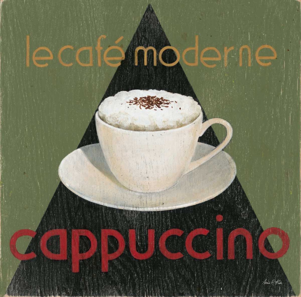 Cafe Moderne Cappuccino Poster Print by Arnie Fisk - Item #  VARPDX011FIS1363 - Posterazzi