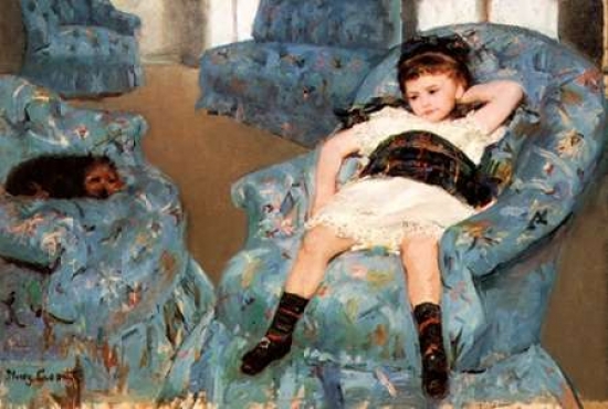 B・Charoy、Jeune fille au fauteuil、希少画集画 B・Charoy、Jeune fille au fauteuil、希少画集画