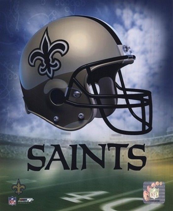 New Orleans Saints LED Wall Helmet