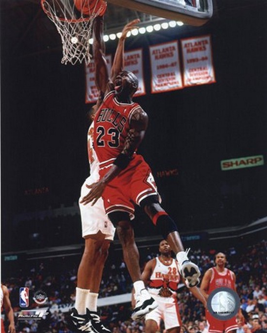 Michael Jordan 1995-96 Action Sports Photo - Item # VARPFSAANC012
