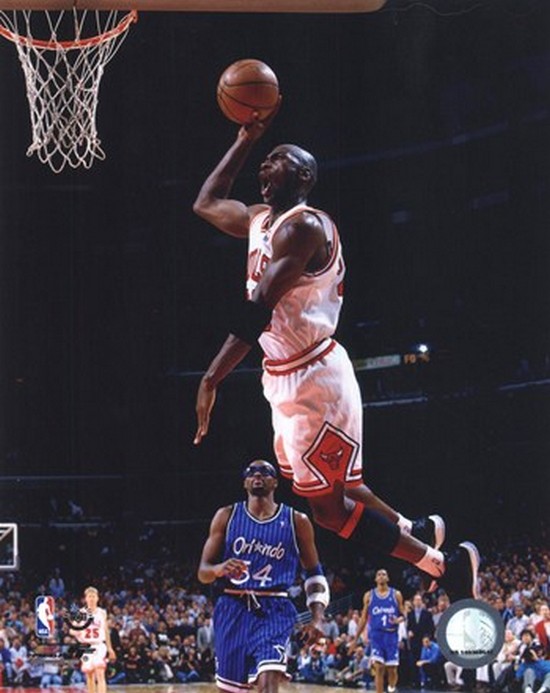 Michael Jordan 1995-96 Action Sports Photo - Item # VARPFSAANC012 -  Posterazzi