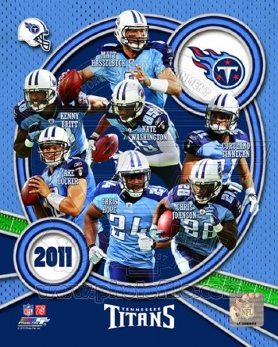 2008 Tennessee Titans Team Composite Fine Art Print by Unknown at