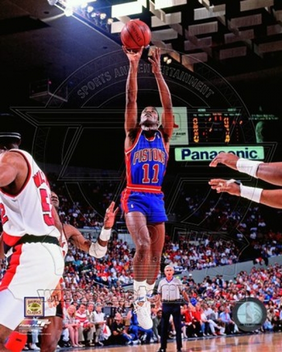 Download Isiah Thomas in action at the 1989 NBA Championship. Wallpaper
