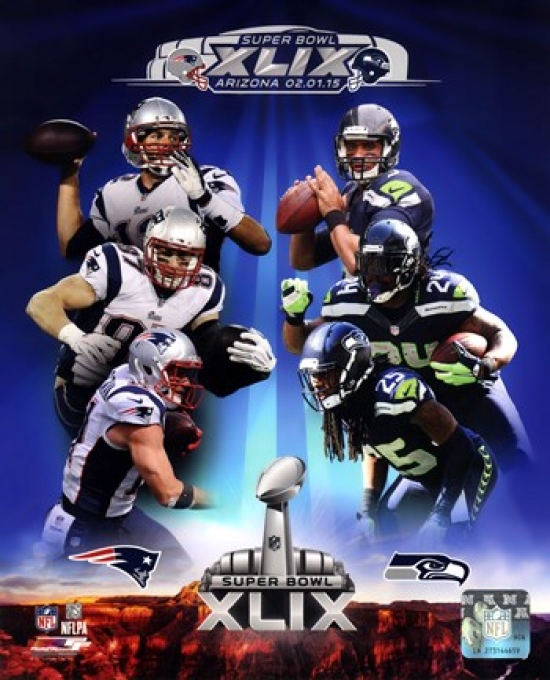 Seattle Seahawks Super Bowl XLVIII Champions Official Team Portrait Premium  Poster Print - Photofile