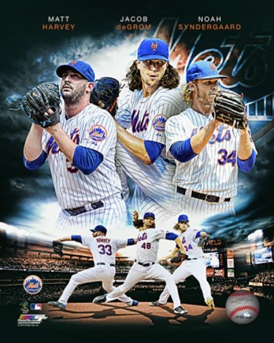  Trends International New York Mets Matt Harvey Wall Posters,  22 by 34 : Sports & Outdoors