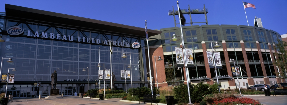 Green Bay Packers Panorama - Lambeau Field Poster