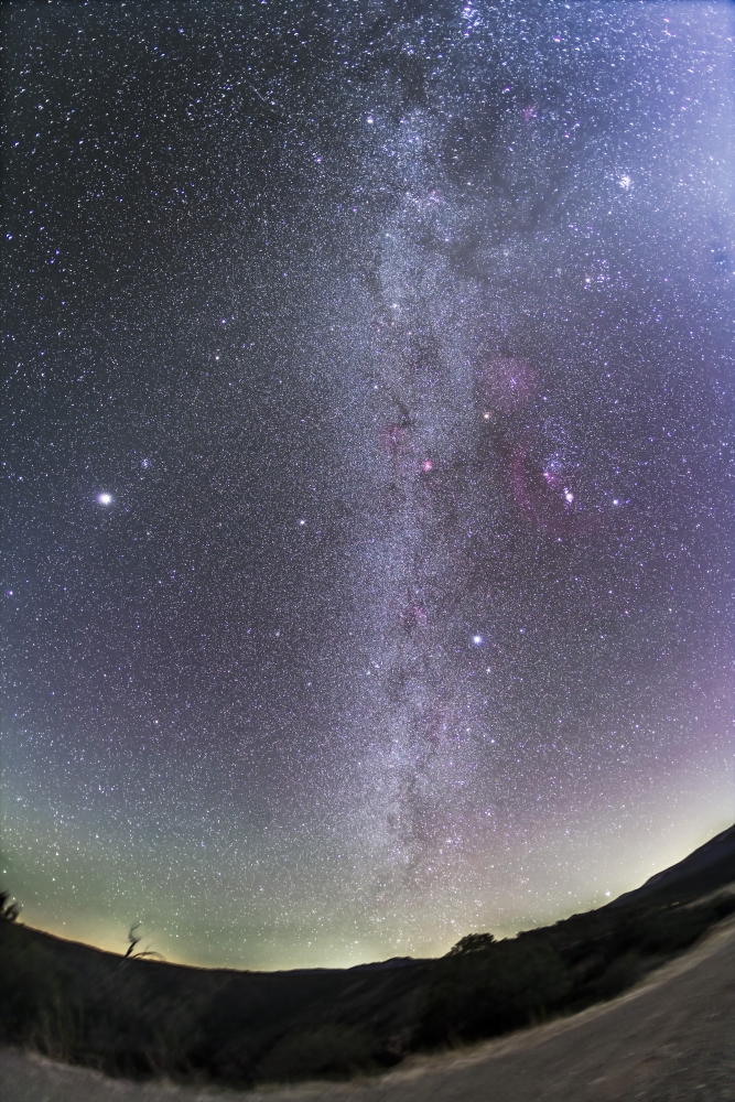 Winter Milky Way from New Mexico Poster Print - Item