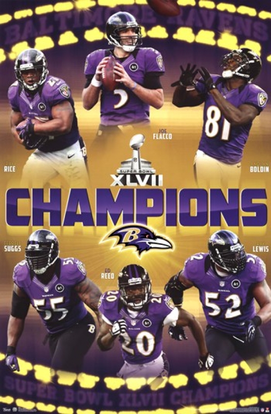 Super Bowl Xlvii Champs Poster Print Item Vartiarp5652 Posterazzi