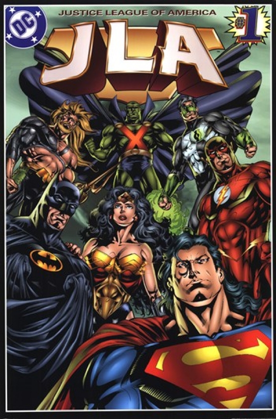61X91CM DC COMICS JUSTICE LEAGUE COVER POSTER NEW PRINT ART 