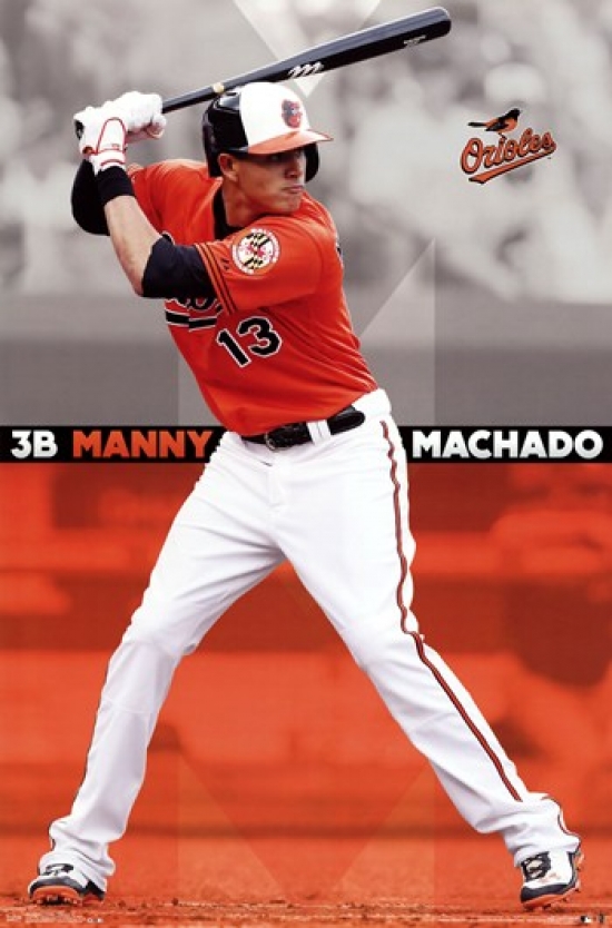 Manny Machado Baltimore Orioles, an art print by ArtStudio 93 - INPRNT